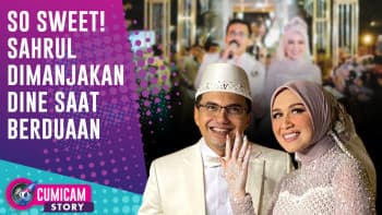 Beginilah Kemesraan Sahrul Gunawan Saat Berduaan Dengan Dine Mutiara Jadi Suami - Istri