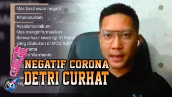 Negatif Covid-19, Begini Curhatan Detri Warmanto Saat Bertemu Istri dan Anak