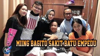 Terbaring Lemas, Inilah Kondisi Miing Bagito Pasca Operasi Batu Empedu